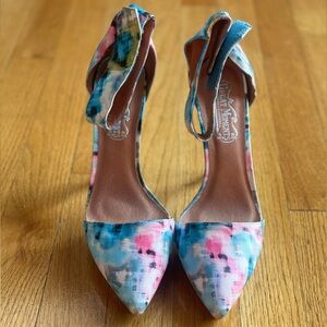 Jeffrey Campbell Multicolor Abstract Heels